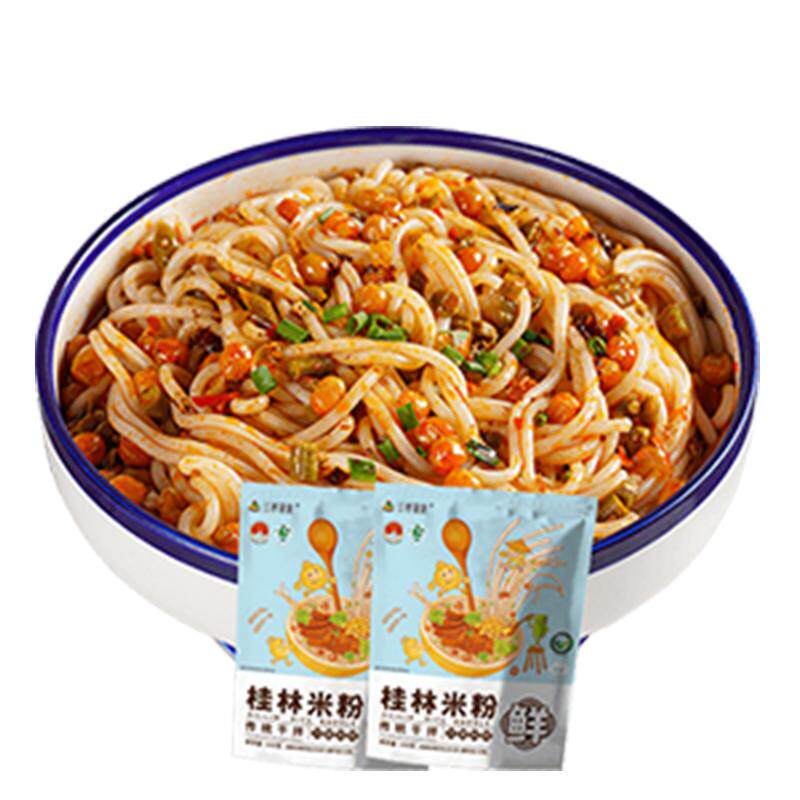 【广西特产】 三养易食桂林米粉 保鲜米粉轻松速食 255克*6袋