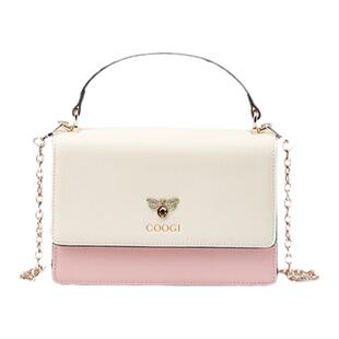 COOGI库奇包包女2024年新款真皮斜挎通勤时尚百搭小方包生日礼物