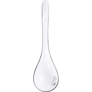 汤勺家用大号盛汤陶瓷勺子长柄瓷勺调羹公勺厨房深中号不粘锅滤油