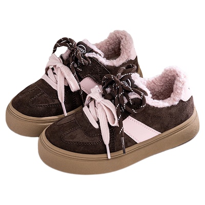 英氏中大童加绒运动休闲鞋