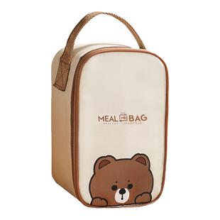 迷你保温袋小号上班族高颜值焖烧杯饭盒袋便携手提早餐袋防水防油