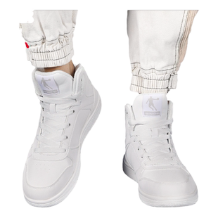 乔丹高帮板鞋男鞋冬季官方旗舰空军一号白色休闲鞋子青少年运动鞋