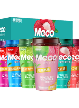 香飘飘meco果汁茶饮料400ml*15瓶