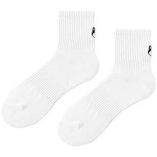 子墨男士袜子夏季薄中筒卡通可爱柯基小狗厚纯棉纱线潮流白袜男生