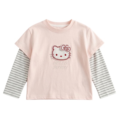 女童衬衫春秋新款长袖娃娃领