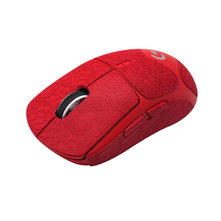 罗技GPW2代金刚鼠标防滑贴超薄3代4代鹰眼朱雀吸汗全包贴纸红黑皇