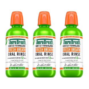 下拉详情享优惠TheraBreath凯斯博士温和薄荷漱口水减少细菌口臭