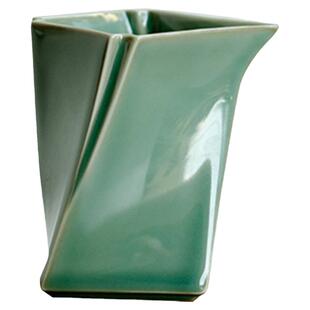 越窑青瓷四方公道杯陶瓷单个分茶器茶海家用功夫茶具大号匀杯公杯