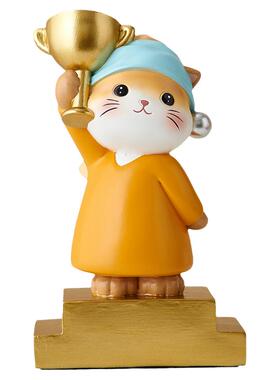 定制猫咪奖杯订制儿童运动会活动
