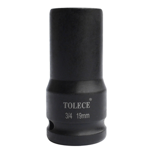 中风炮套筒 拓力士3/4 12角梅花套筒 重型加长头电动扳手十二套筒