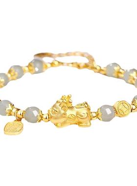 和田玉貔貅轻奢小众手链