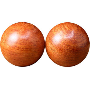 花梨木健身球手握球实木保健球手转球手把玩件手盘手部按摩练手球