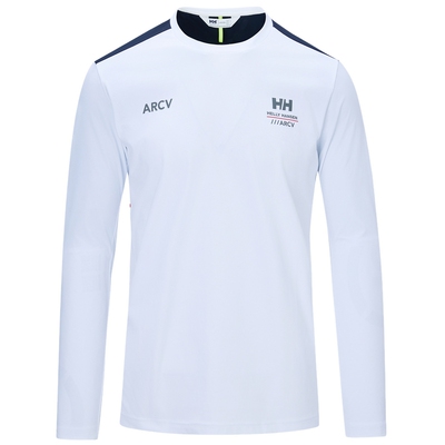 HH运动吸湿速干基础圆领长袖T恤