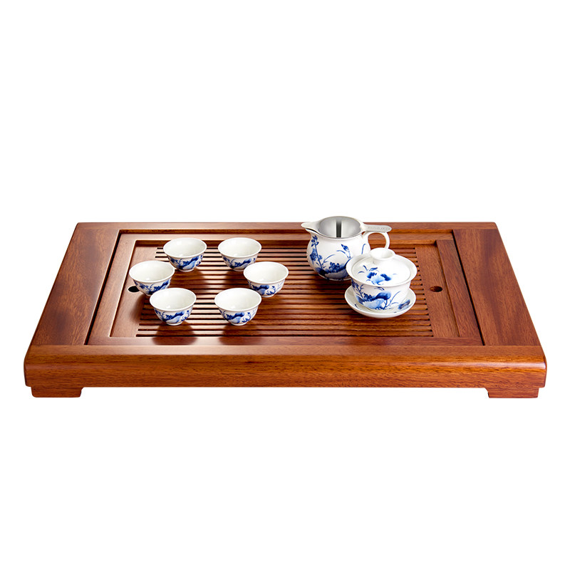 金灶实木茶盘套装茶台整套茶具