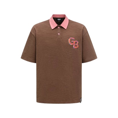 GOODBRAND斑斓花丛轻奢polo短袖