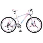 永久牌山地自行车女款士初中学生成人青少年轻便粉色单车公路赛车