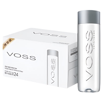 voss芙丝天然矿泉水弱碱性水饮用水500ml*24瓶整箱包邮hd