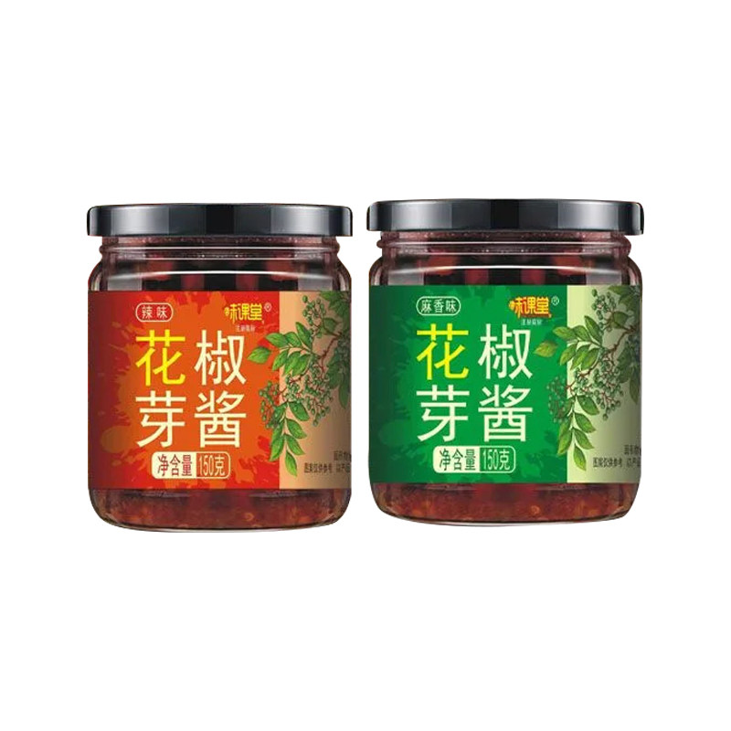 正宗花椒芽酱下饭菜花椒酱新鲜麻椒叶嫩芽麻辣开盖即食拌饭酱拌面