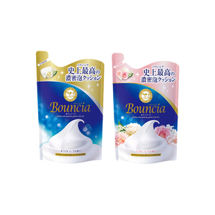 【自营】日本进口COW/牛乳石碱沐浴露玫瑰花/牛奶皂香替换装360ml