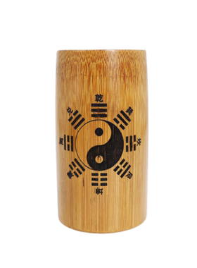天然竹制太极八卦摇卦竹筒周易六十四卦简易教学工具六爻随身携带