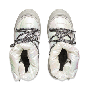 李宁蜜糖BOOT女子2025冬季加绒保暖回弹高帮板鞋休闲鞋AGCV388