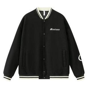 棒球服外套男款秋季2025年新款潮流宽松秋冬青少年美式休闲夹克男