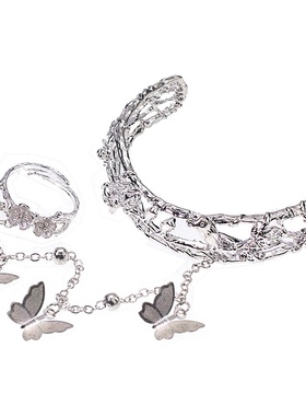 戒指一体新娘复古宫廷风装饰手链