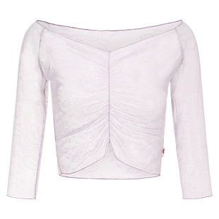 众爱舞苑舞蹈服上衣女成人芭蕾练功服网纱古典舞纱衣基训舞服外套