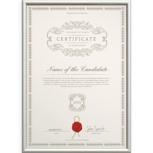 营业执照相框架挂墙a3证书画框授权A4铝合金奖状裱保护套摆台定制