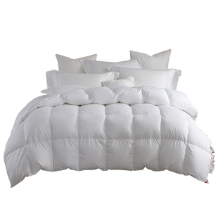 雁皇妈妈绒95白鹅绒被芯春秋被子冬季加厚保暖羽绒被芯冬被双人被