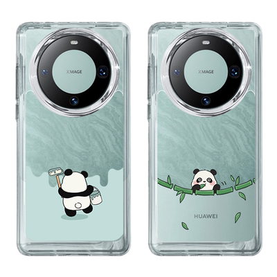 华为mate70透明情侣防摔创意卡通