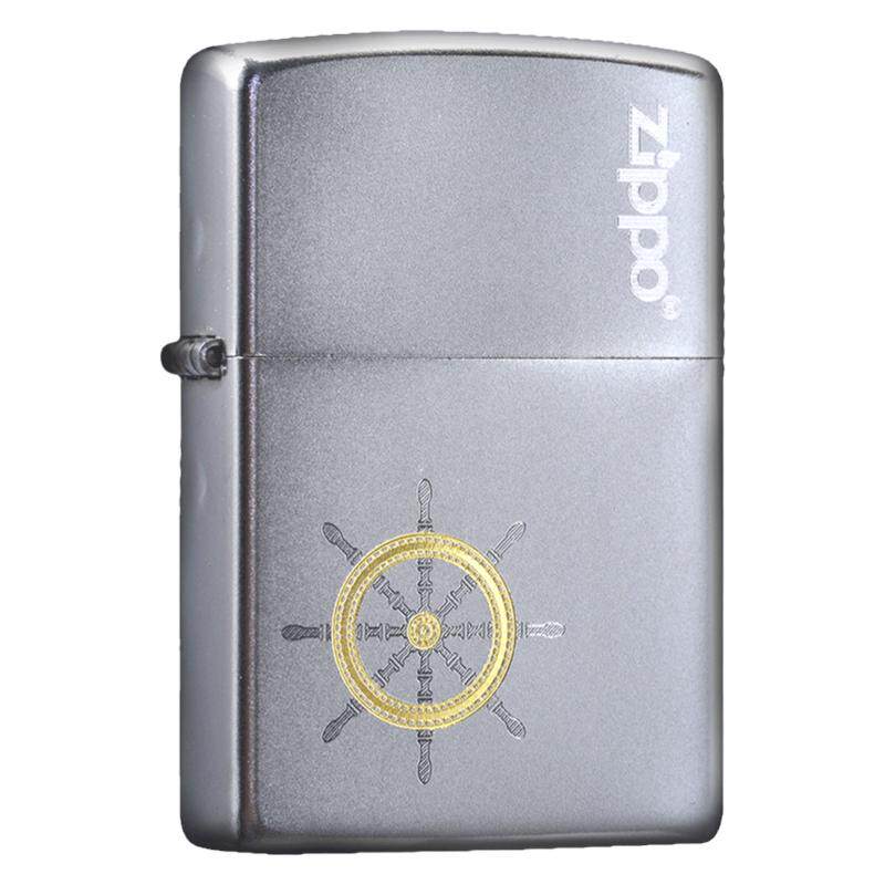 zippo美国之宝打火机镀铬男士