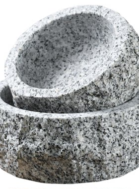 天然自然面石锅沸腾锅拌饭石碗