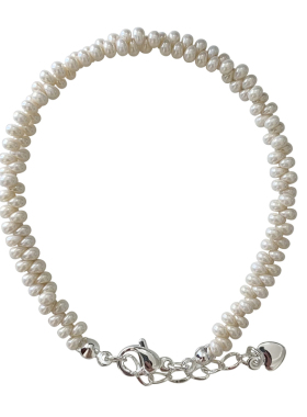 nicedream法式编织米珠双层手链