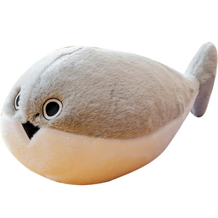 萨卡萨卡班甲鱼玩偶睡觉抱枕毛绒玩具呆呆鱼公仔搞怪娃娃女孩礼物