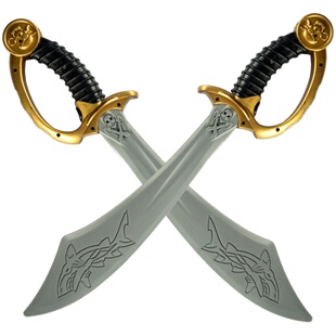 万圣节舞会演出道具COS武器游戏装备恶魔刀剑海盗刀骑士佩剑