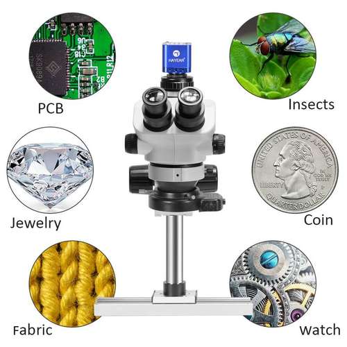 滑轨导轨三目双目体式显微镜7-50倍连续变倍手机维修数码放大镜