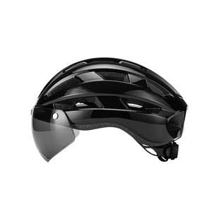 ADFHK. AF骑行头盔男女通用自行车骑行装备磁吸风镜头盔充电尾灯