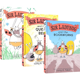 Sir Ladybug and the Queen Bee the Bookworms 瓢虫爵士和蜂王 书虫 桥梁漫画书 趣味情节 搞怪阵容 英文原版进口图书