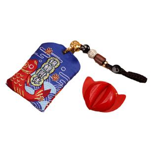 胜杯迷你香囊款钥匙扣原创潮汕闽南圣杯手工礼品祝福挂件锦鲤附体