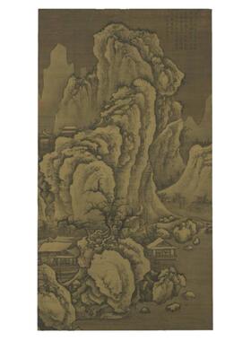 刘贯道积雪元代国画郭熙李在风格