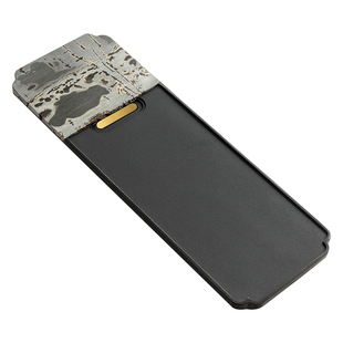 幸遇新中式天然轻奢国画石茶台家用客厅高档铜乌金石茶盘茶具托盘