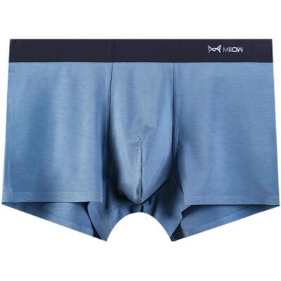 猫人男士内裤男纯棉裆莫代尔冰丝