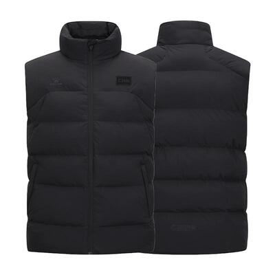 Kelme卡尔美棉马甲立领防风无袖棉衣跑步户外健身保暖运动棉马甲