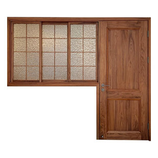 门窗定制室内门窗折叠推拉窗上下折叠窗服装咖啡店实木玻璃门联窗