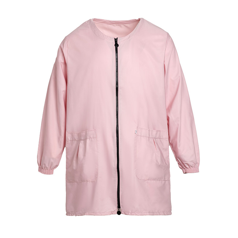 罩衣女新款防水防油工作服长袖