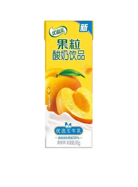 伊利优酸乳黄桃果粒酸奶245g*10