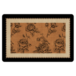 中古风浴室硅藻泥脚垫家用厕所吸水地垫卫生间耐脏门口速干防滑垫