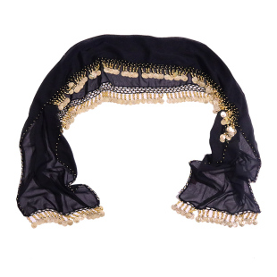 新款肚皮舞手工精品加重埃及矩形折腰2排金币腰链品牌设计BO31