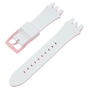 适用斯沃琪SCUBAQUA系列液态硅胶表带替换潜水表专用配件表带新款